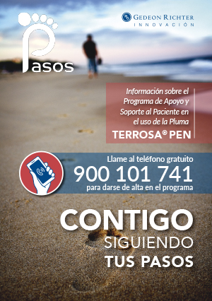 Información sobre el Programa de Apoyo y Soporte al Paciente en el uso de la Pluma Terrosa® Pen